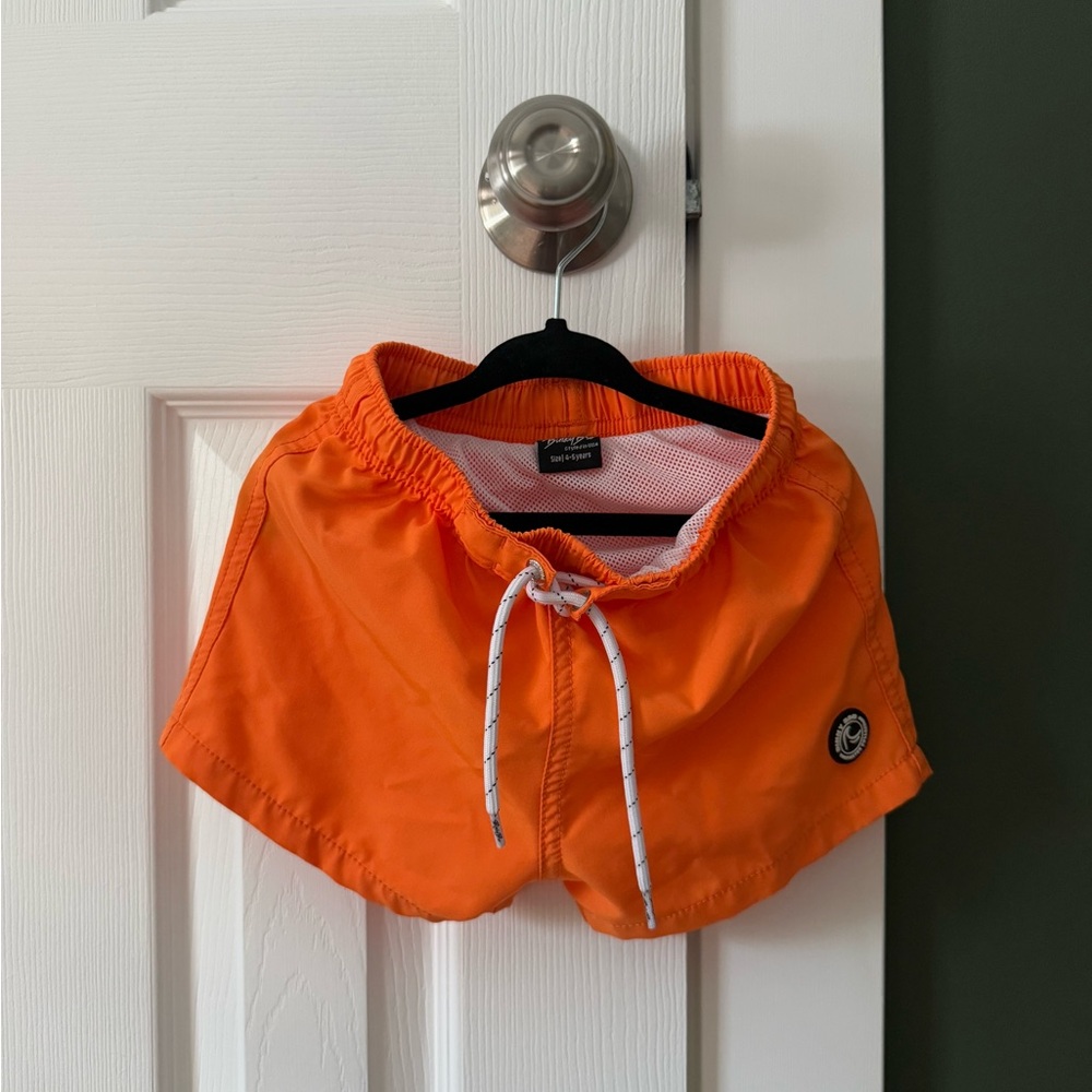 Orange Swim Shorts